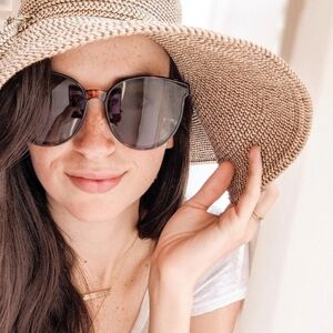 SOJOS Together‎ Tortoise and Dark Gray Lens Sunglasses